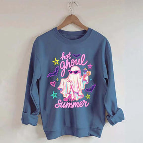 Hot Ghoul Summer Spooky Sweatshirt