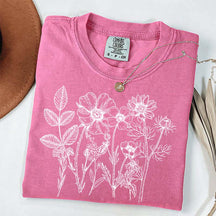Boho Gardener Floral Botanical T-Shirt