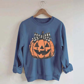 Preppy Jack o Lantern Sweatshirt