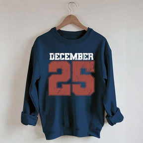 Retro December 25 Christmas Sweatshirt