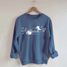 Coffee Hockey Dogs Coach Sweatshirt