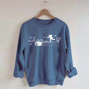 Coffee Hockey Dogs Coach Sweatshirt