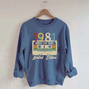 Audiotape And Letter Graphic Sweatshirt