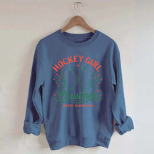 Hockey Girl Christmas Club Sweatshirt