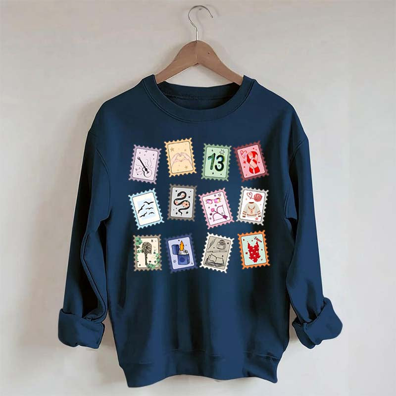 Music Stamps Sweatshirt