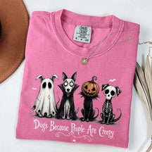 Cute Dogs Because People Are Creepy T-Shirt