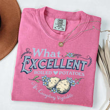 What Excellent Boiled Potatoes Funny Meme T-Shirt