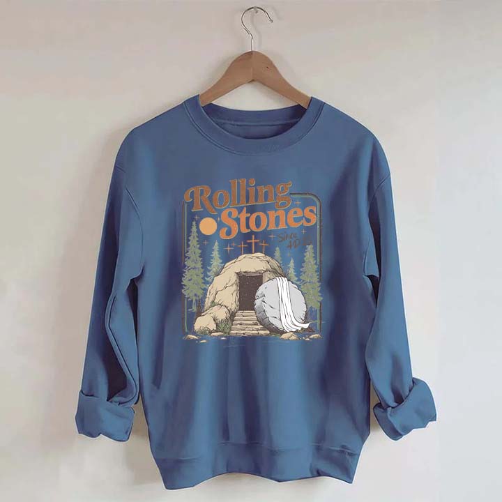 Comfort Colors Rolling Stones Easter Sweatshirt