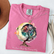 Freedom Dignity Tranquility Tree T-Shirt
