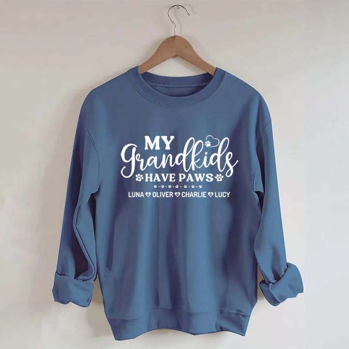 Personalized Fur Grandma Dog Sweatshirt