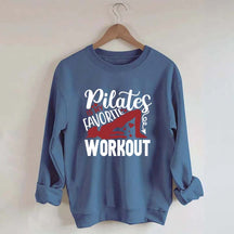 Pilates Workout Statement Sweatshirt