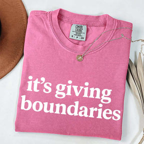 It's Giving Boundaries T-Shirt