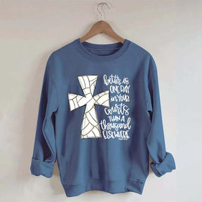 Volleyball Religous Sweatshirt