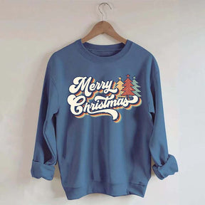 Merry Christmas Family Retro Sweatshirt