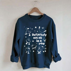 Retro Ducks Not in A Row Sweatshirt