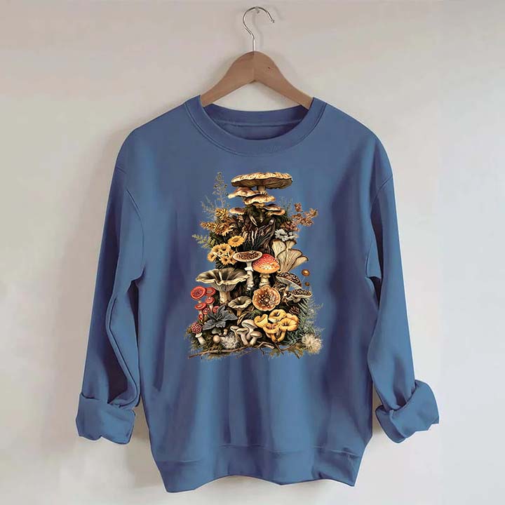 Retro Goblincore Mushroom Dark Cottagecore Sweatshirt