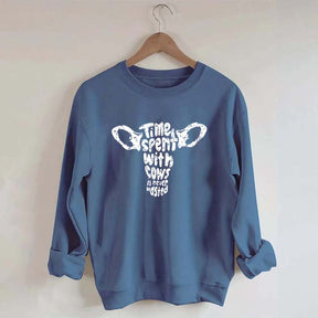 Farm Girl Cow Life Sweatshirt