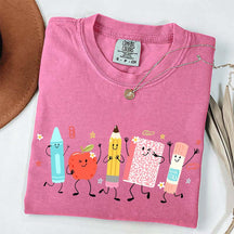 Cute School Supplies Comfort Colors T-Shirt