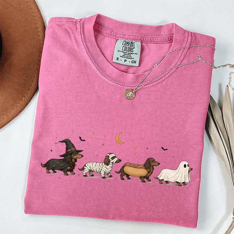 Halloween Dachshund Costumes T-Shirt