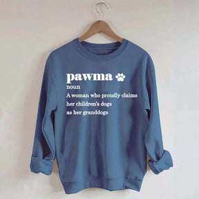 Pawma Definition Dog Mom Sweatshirt