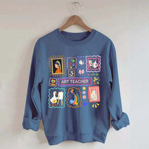 Funny Art Teacher Sweatshirt