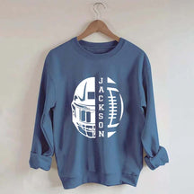 Personalized Football Season Mom Sweatshirt