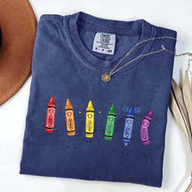 Funny Teacher Life Happy Doodle Back To School T-Shirt