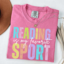 Reading is my Favorite Sport Literary Girl T-Shirt