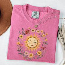Retro Sunflower Summer Vibes T-Shirt