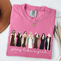 Custom Comfort Colors Catholic Saint T-Shirt