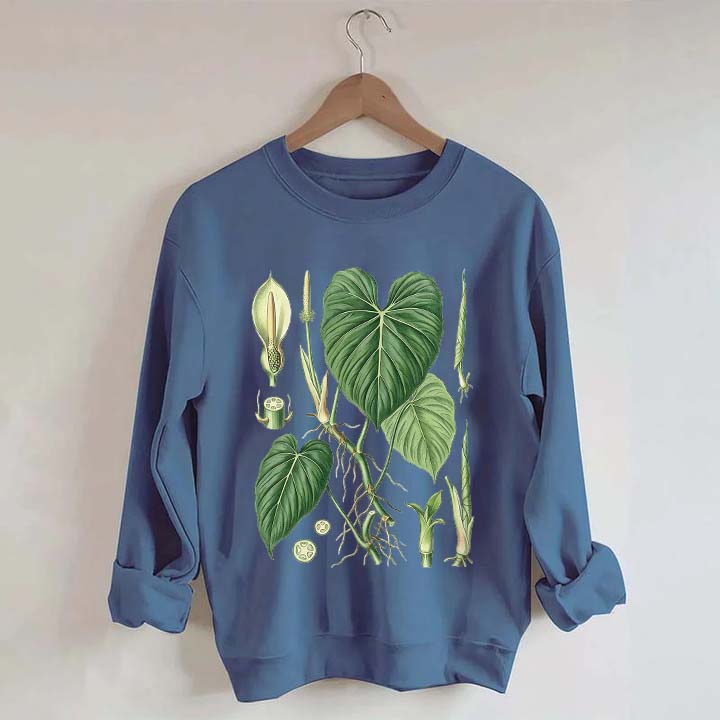 Philodendron Vintage Plant Anatomy Sweatshirt