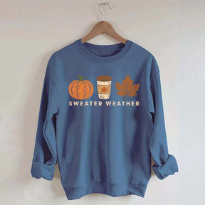 Cozy Autumn Sweater Weather Sweatshirt