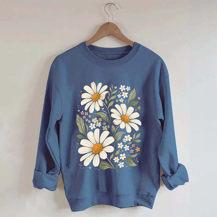 Boho Style Daisies Sweatshirt