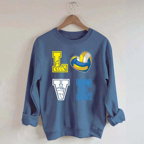 Heart I Love Volleyball Sweatshirt