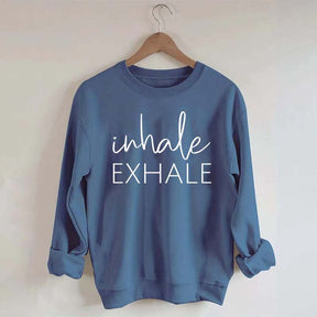 Inhale Exhale Yoga Mindfulness Sweatshirt