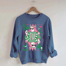 Queen of Clubs Golf Sweatshirt