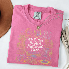 National Park Adventure Camping Girl T-Shirt