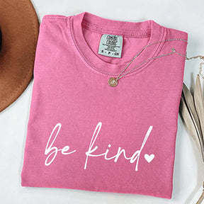 Inspirational Be Kind Heart Minimalist T-Shirt
