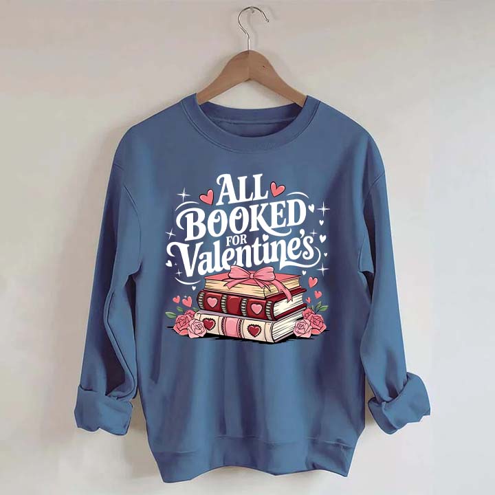 Book Lover Valentine Sweatshirt