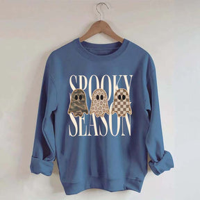 Leopard Ghost Spooky Season Sweatshirt