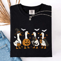 Halloween Ghost Pumpkin Bat Cat T-Shirt