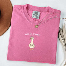 Off To Game Goose Mothers T-Shirt
