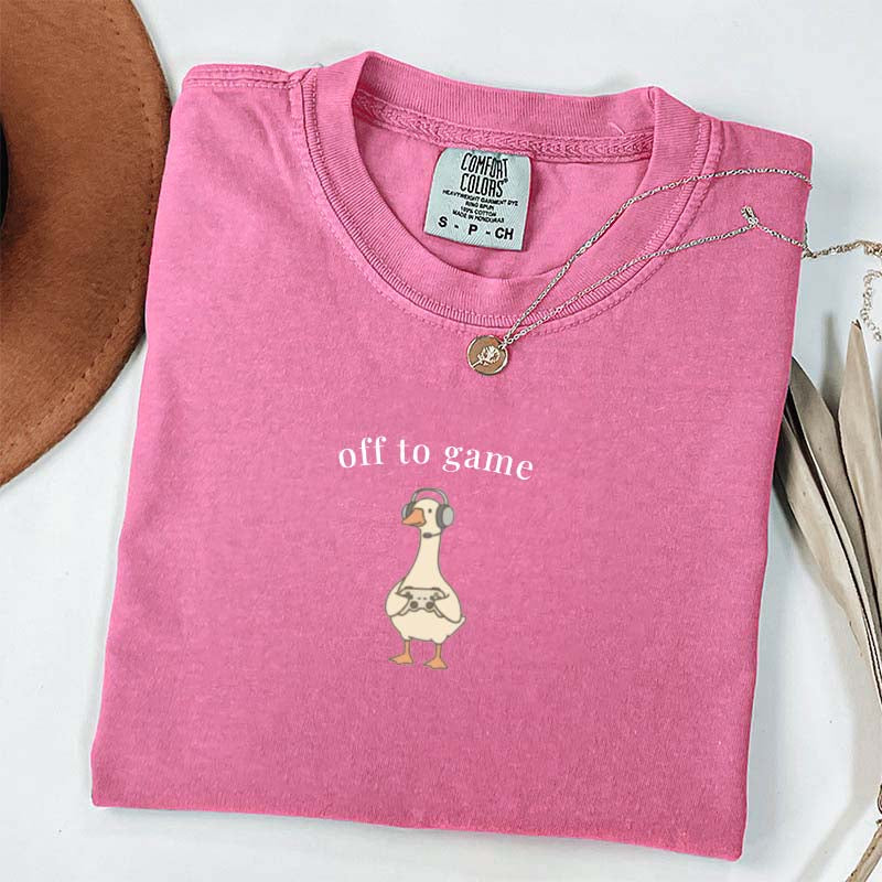 Off To Game Goose Mothers T-Shirt