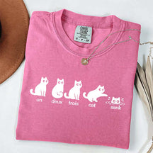 Un Deux Trois Cat Cute T-Shirt