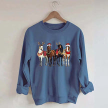 Horse Christmas Funny Sweatshirt