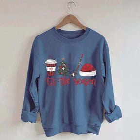 Christmas Hockey Lover Sweatshirt