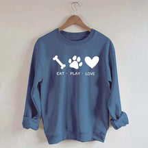Eat Play Love Dog Sweatshirt