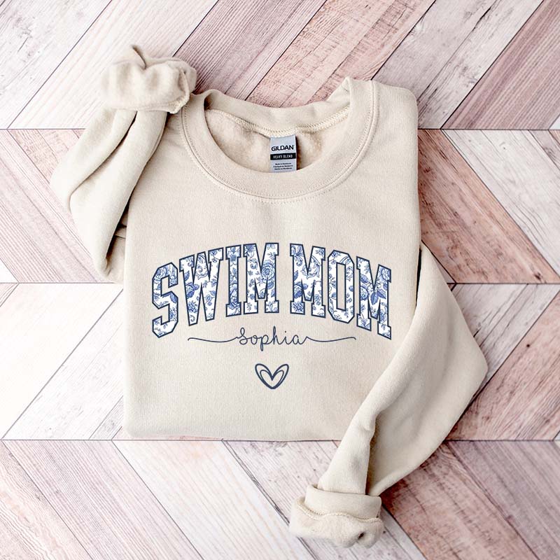 Custom Swim Mom Sweatshirt