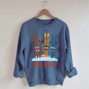 Retro Gone Skiing Sweatshirt