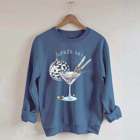 Womens Skiing Winter Sweatshirt